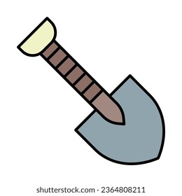 Shovel Icon Design For Personal And Comercial Use