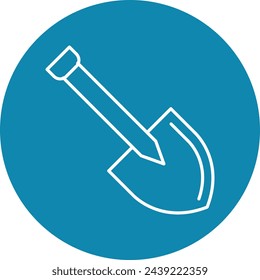 Shovel Icon Design For Personal And Commercial Use.