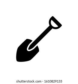 Shovel  icon design template, vector icon designed in flat style isolated on white background, solid icon vector design, can be used for web, mobile, UI and various needs of your project