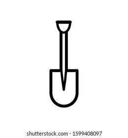shovel icon design vector template