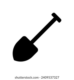 Shovel icon for digging soil
