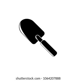 shovel icon. Element of construction tools illustration. Premium quality graphic design icon. Signs and symbols collection icon for websites, web design, mobile app on white background