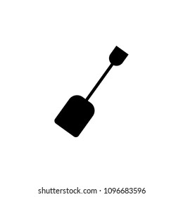 shovel icon. Element of web icon with one color for mobile concept and web apps. Isolated shovel icon can be used for web and mobile on white background