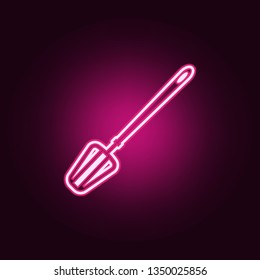 shovel icon. Elements of kitchen tools in neon style icons. Simple icon for websites, web design, mobile app, info graphics
