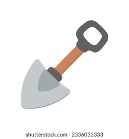 shovel icon. Equipment for hikers. Activities to set up tents to relax during the holidays.