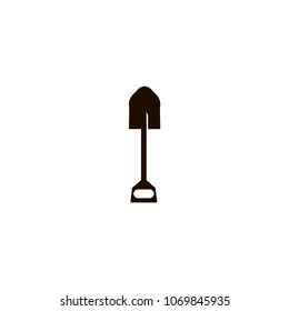 shovel icon. flat design