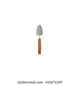 Shovel  icon flat illustration. Image of garden tools.