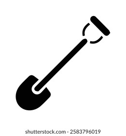 Shovel icon. Garden Shovel Icon. Vector Illustration of Garden Digging Tools.