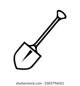 Shovel icon. Garden Shovel Icon. Vector Illustration of Garden Digging Tools.