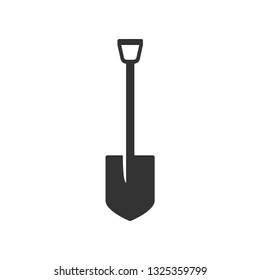 Shovel Icon. Gardening or Construction  Equipment Illustration As A Simple Vector Sign & Trendy Symbol for Design and Websites, Presentation or Mobile Application.