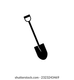 Shovel Icon. Gardening, Farmer Symbol.