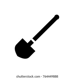 shovel icon illustration isolated vector sign symbol