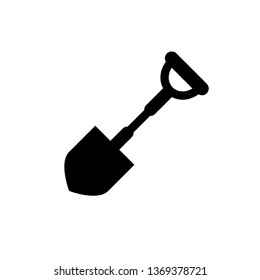Shovel Icon Illustration As A Simple Vector Sign & Trendy Symbol for Design, Websites, Presentation or Application.