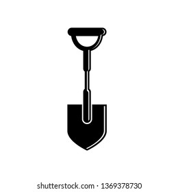 Shovel Icon Illustration As A Simple Vector Sign & Trendy Symbol for Design, Websites, Presentation or Application.