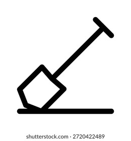 Schaufel Symbol Illustration Vektor Design Vorlage
