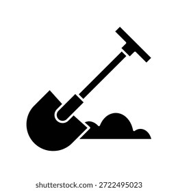 Schaufel Symbol Illustration Vektor Design Vorlage