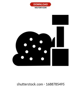 shovel icon or logo isolated sign symbol vector illustration - high quality black style vector icons
