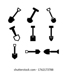 shovel  icon or logo isolated sign symbol vector illustration - Collection of high quality black style vector icons
