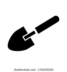 shovel  icon or logo isolated sign symbol vector illustration - high quality black style vector icons
