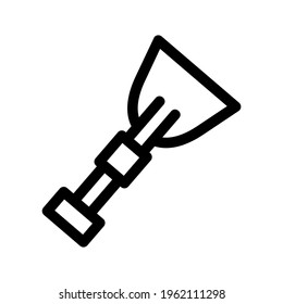 shovel icon or logo isolated sign symbol vector illustration - high quality black style vector icons
