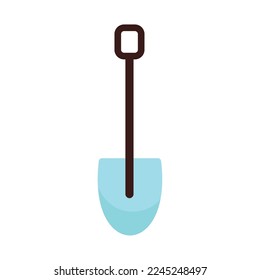 shovel icon on white background
