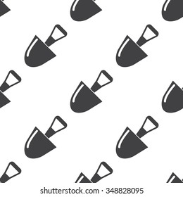 shovel icon on white background for web