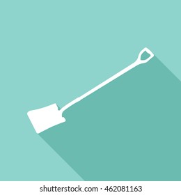 shovel icon on the white background.