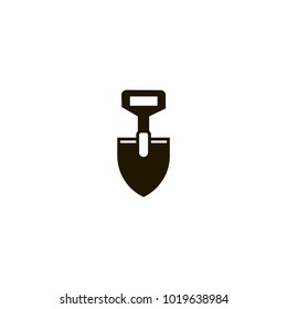 shovel icon. sign design