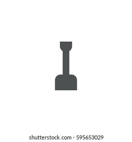 shovel icon. sign design