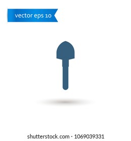 shovel. shovel icon. sign design. Vector EPS 10.