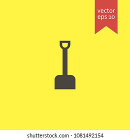 shovel. shovel icon. sign design. Vector EPS 10