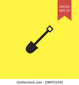 shovel. shovel icon. sign design. Vector EPS 10.