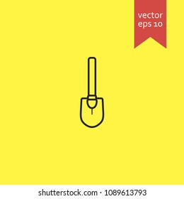 shovel. shovel icon. sign design. Vector EPS 10