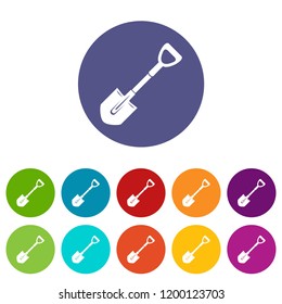 Shovel icon. Simple illustration of shovel vector icon for web