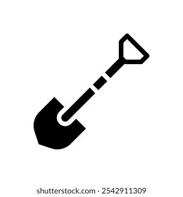 Shovel icon. Simple vector sign.