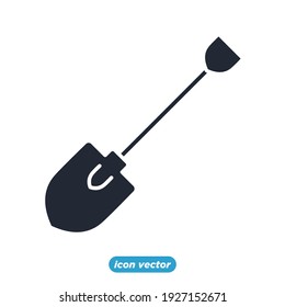 shovel icon. shovel symbol template for graphic and web design collection logo vector illustration
