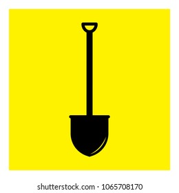 shovel icon vector