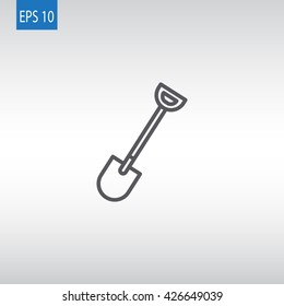 Shovel Icon Vector
