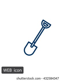 Shovel Icon Vector