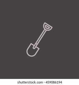 Shovel Icon Vector.
