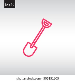 Shovel Icon Vector.