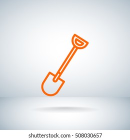 Shovel Icon Vector.