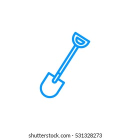 Shovel Icon Vector.