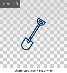 Shovel Icon Vector.