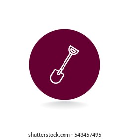 Shovel Icon Vector.
