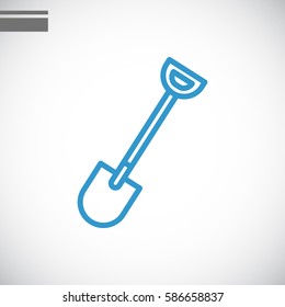 Shovel Icon Vector.