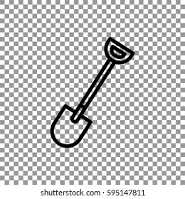 Shovel Icon Vector.