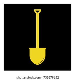 shovel icon vector
