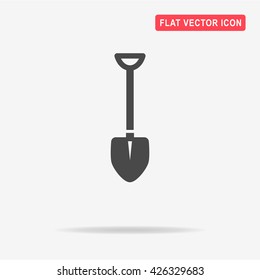 Shovel icon. Vector concept illustration for design.