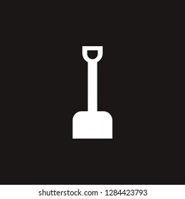 shovel icon. shovel vector design. sign design